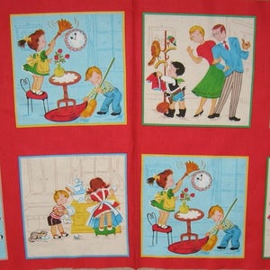Little Helpers panel Quilting Treasures  ( 24 x 44 inches )