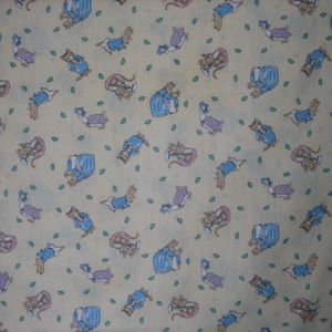 Beatrix Potter character fabric  Quiltex, made in the USA ( 18 x 44 inches )