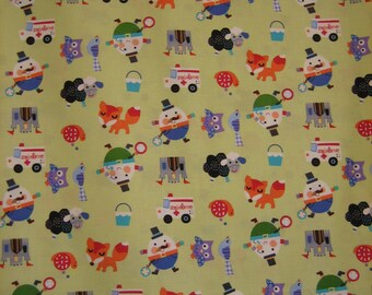 REDUCED PRICE : Windham Fabrics Mother Goose Tales Humpty Dumpty (18 x 44 inches)