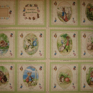 Beatrix Potter Cloth Book Vol 1 Quilting Treasures  ( 35 x 42 inches )