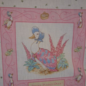 Beatrix Potter Four Character Panel ( Frederick Warne & Co 1993) 36 X ...