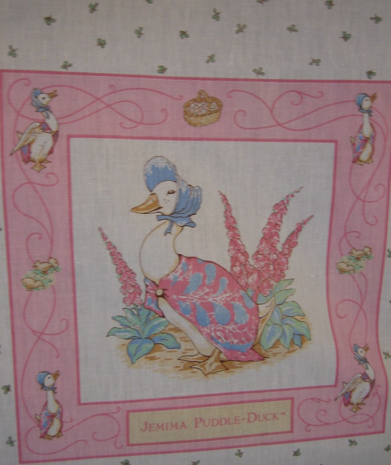 Beatrix Potter Four Character Panel Frederick Warne & Co - Etsy