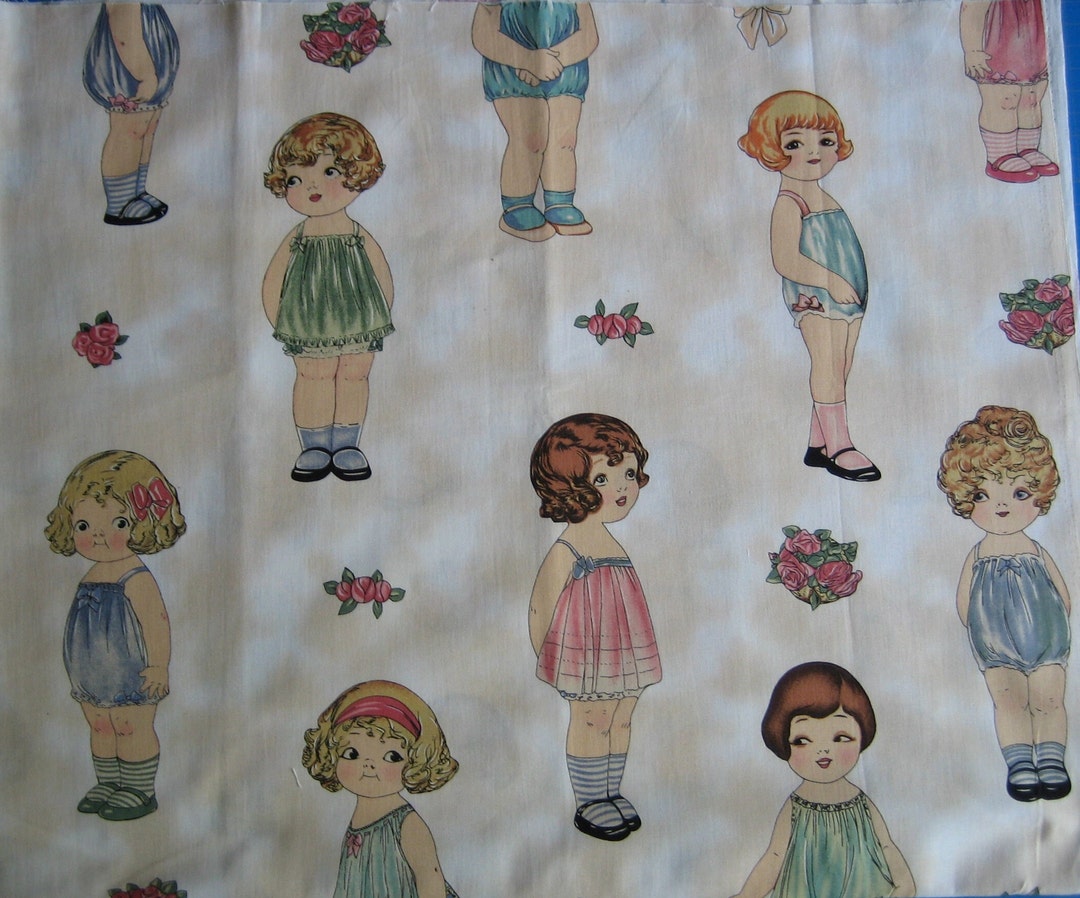 Paper Dolls Windham Fabrics by Sheryl Rae Marquez Pattern 28116 by the