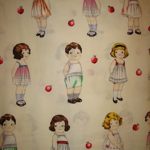 Paper Dolls School House Sibling Arts Newcastle Fabrics Pattern # 803 ( 23 dolls - 23 x 44 inches )