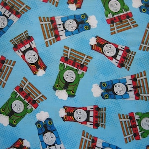 Thomas the Tank Engine & Friends cotton fabric 2014,  Gullane Ltd,  VIP by Cranston ( 30 x 44 inches )