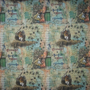 Alice&#39;s Adventures under ground, The little door and the March Hare ( 18 x 42 inches  )