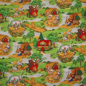 Fairy Stories fabric , VIP for Cranston, 2008 ( Mary Engelbreit ) 18 x 44 inches