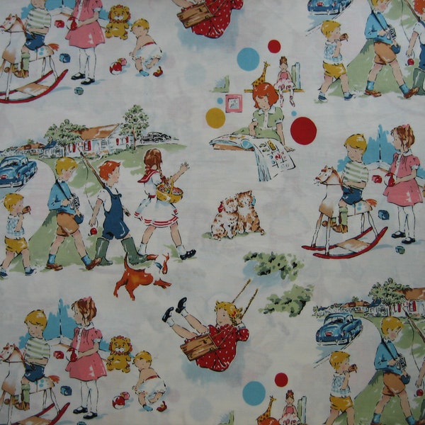 Children of Sageglen, USA  by The Alexander Henry Fabrics Collection, 2003,  21 x 44 inches