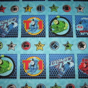 Thomas the Tank Engine  & Friends fabric 2010,  Gullane Ltd,  VIP by Cranston ( 18 x 44 inches  )