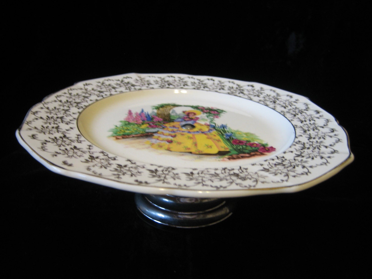 EASTER SALE Kirklands Embassy Ware Etruria Tazza Cake Plate Etsy UK