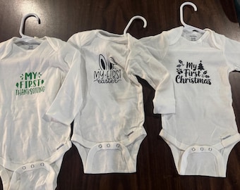 My First Holiday Onesie