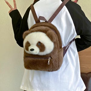 Adorable sac à dos en peluche