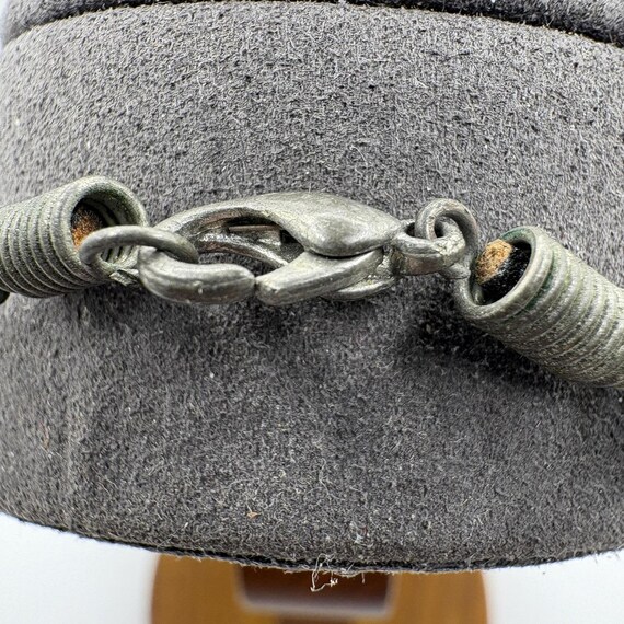 Sterling Silver 925 Amber Style Rectangular Penda… - image 6