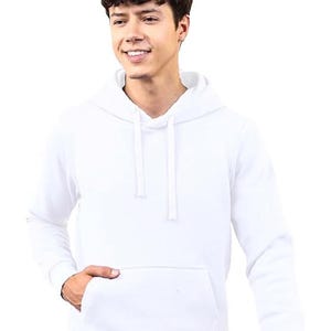 Cotton Fleece Hooded Sweatshirt with Full Sleeve, Regular Fit with Kangaroo Pocket, Available in Multiple Colors & Sizes (S,L,M,XS,XL,2X)