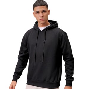 Upstring Tees Cotton Fleece Hooded Sweatshirt with Full Sleeve, Regular Fit with Kangaroo Pocket, Available in Multiple Colors & Sizes
