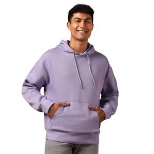 Cotton Fleece Hooded Sweatshirt with Full Sleeve, Regular Fit with Kangaroo Pocket, Available in Multiple Colors & Sizes (S,L,M,XS,XL,2X)