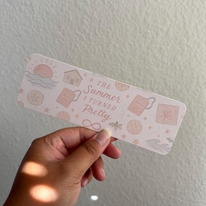 The Summer I Turned Pretty Bookmark| TSITP, Coastal-Beach Bookmark, Team Conrad, Aesthetic Bookmark, Gift for readers, Booktok, Stationery