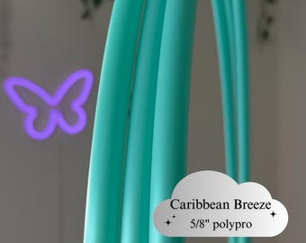 Aro de polipropileno Caribbean Breeze de 5/8" hecho a medida: aro ligero para danza y artes fluidas