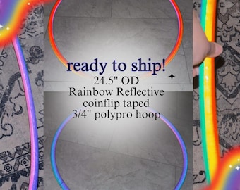 24,5"Reflektierender Coinflip Taped Hoop - polypro 3/4", sofort lieferbar