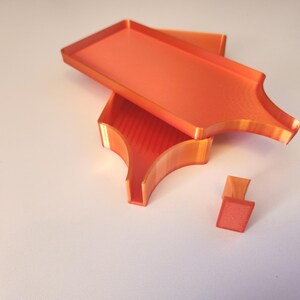Diamond Art Tray &quot;Fire&quot; (Org/Red)