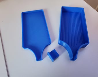Diamond Art Tray w/Lid (blue)