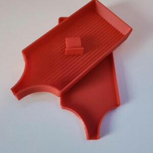 Diamond Art Tray w/Lid (red)