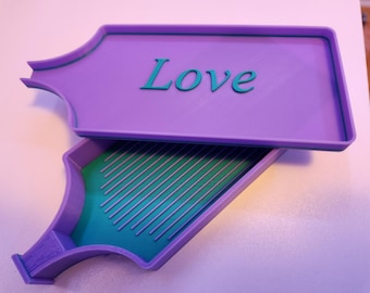 Customizable Diamond Art Tray w/Lid