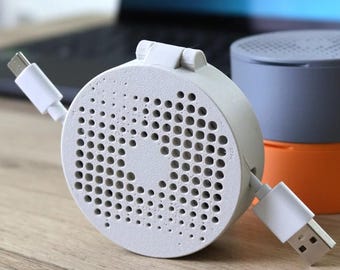 Magnetic Cable Organizer – Stackable Winder | 3 Sizes | Travel-Friendly | 3D Printed