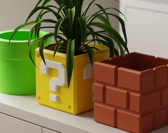Fioriere retrò ispirate a Mario