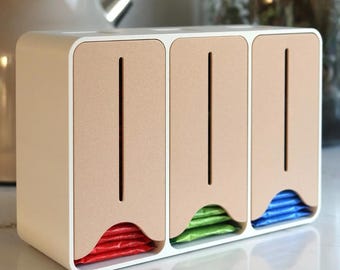 Minimalist Tea Bag Organizer | Modern Countertop Dispenser