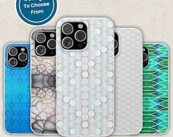 Stained Glass Style Phone Case: Geometric Art iPhone & Samsung Cover