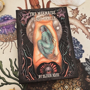 Orakelkaarten zeemeermin met gids | Ocean Spirit Deck voor paranormale metingen, zelfliefde, genezing en manifestatie, oceaangodin tarotcadeau
