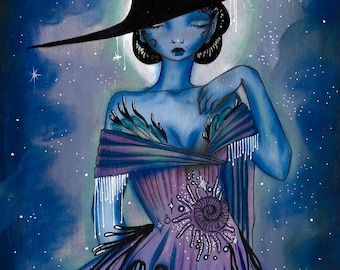 Nara, otherworldly A4 art print by Olivia Rose