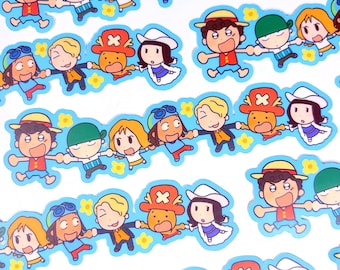 Adesivo One Piece Drama Together / Fustellato, opaco