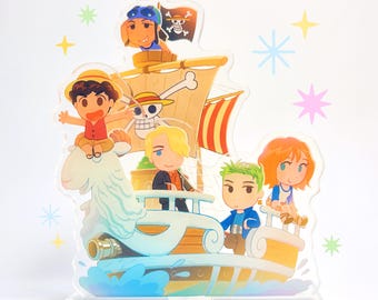 Suporte de acrílico para o drama One Piece