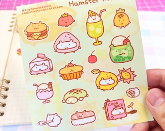 Cozinha de Hamster | Cartela de adesivos