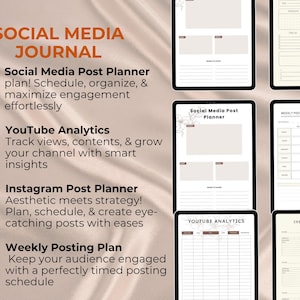 Content Calendar for Business | Social Media Planner | Marketing Planner | Content Marketing | Instagram Planner | Digital Content Planner