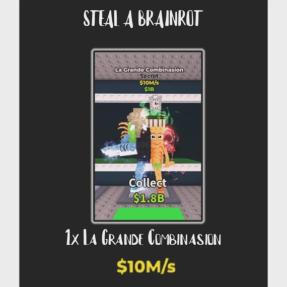 Steal a Brainrot ] Super discount La extinct grande 141M/s| Secret
