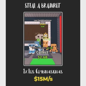 STEAL A BRAIN ROT - Los Combinasionas  Cheap All Items  | Fast Delivery