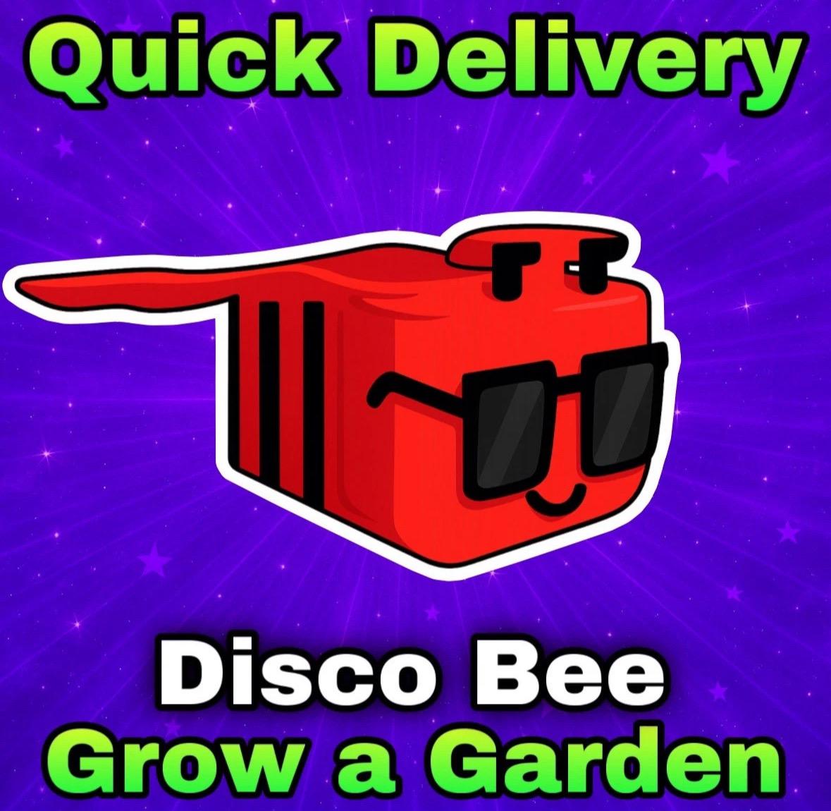 Roblox Grow A Garden Disco Bee Pet - Fast & Cheapest Delivery, In-Game Virtual Item