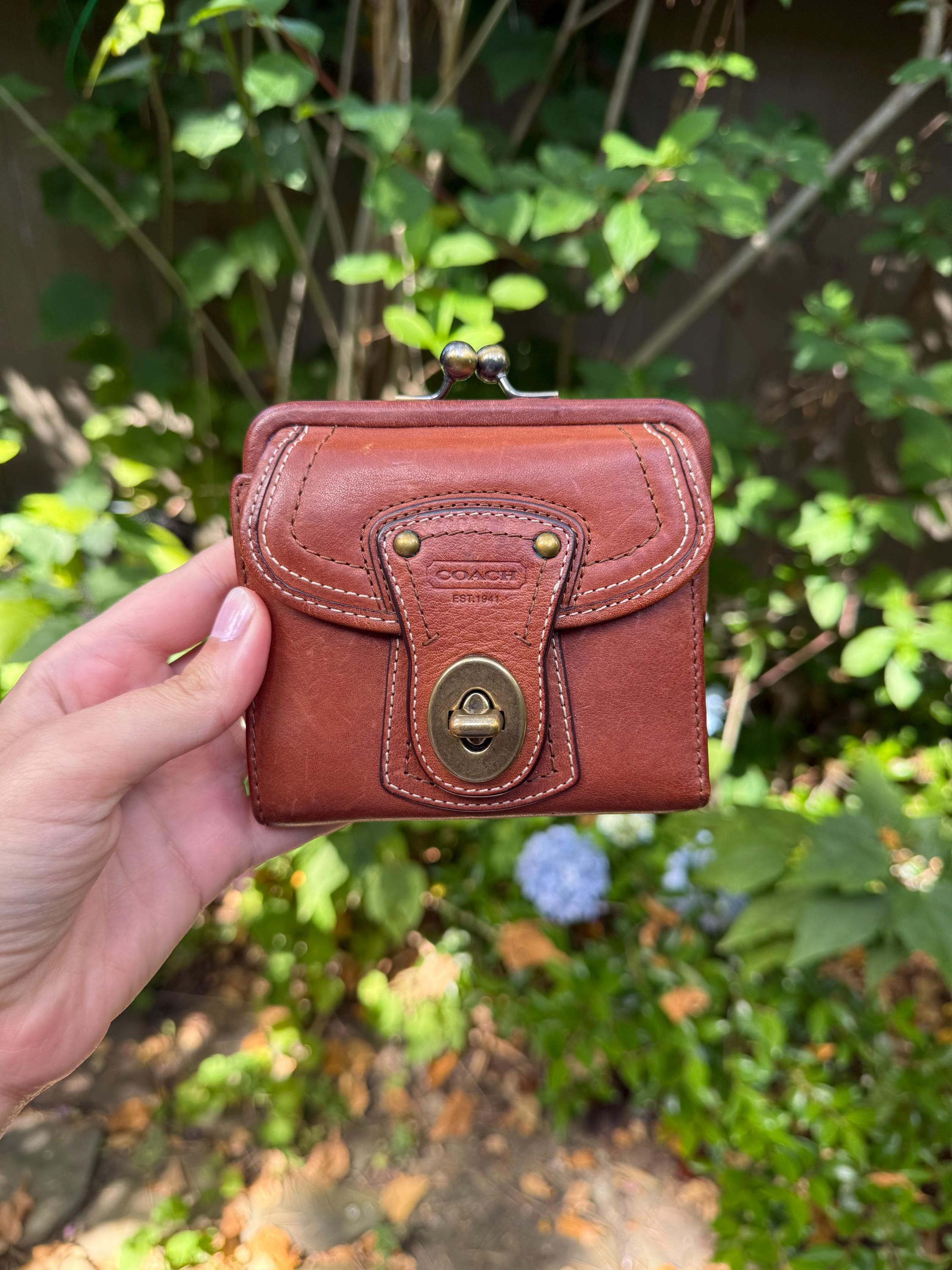 Coach Vintage Turnlock Bag - Etsy