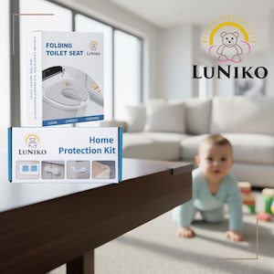 Hemskyddskit + Hopfällbar Pottsits Beige + Tryckt Träningsschema Paket av LuNiko