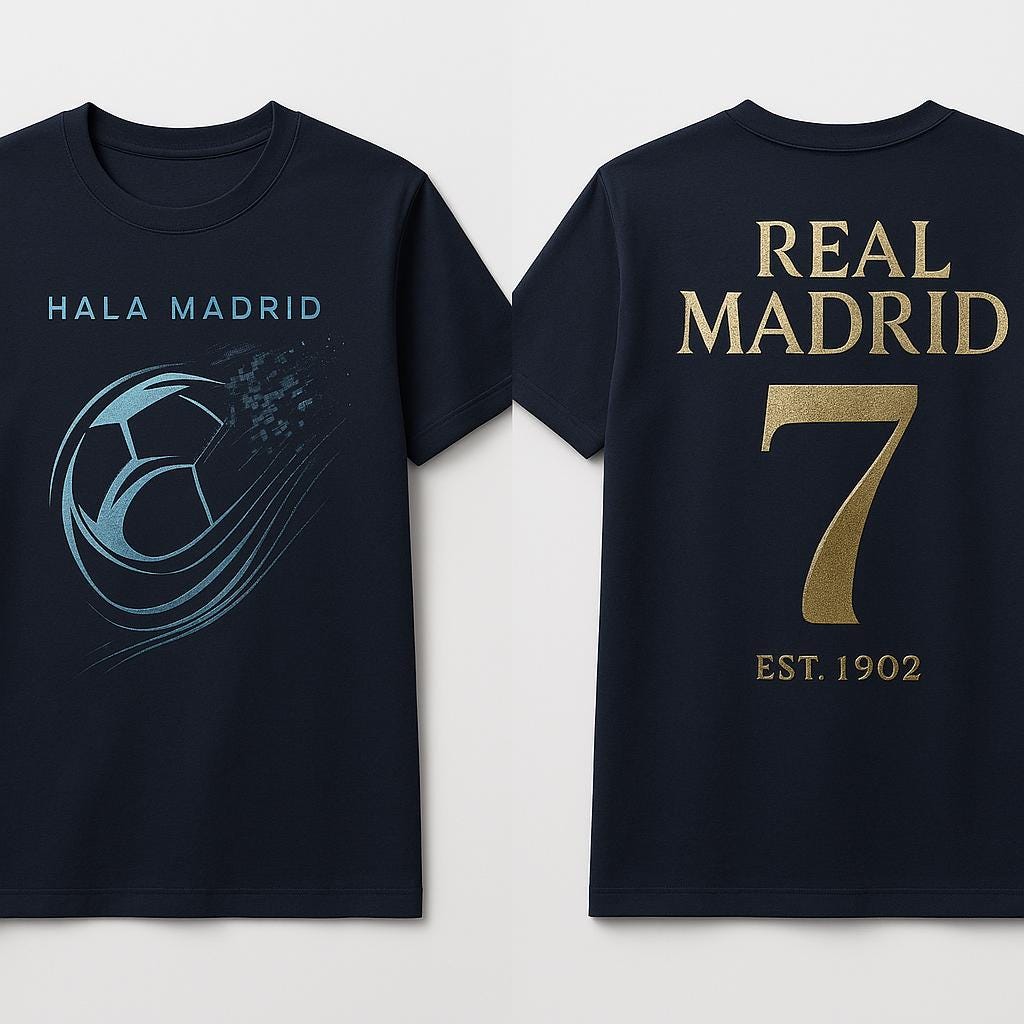 Real Madrid T-Shirt Design – Hala Madrid