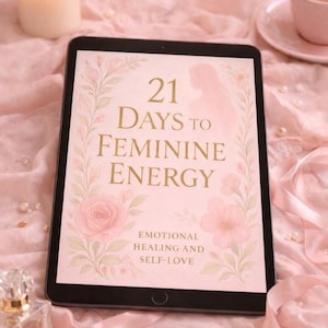 21 dagen werkboek vrouwelijke energie | Zelfliefde, zelfvertrouwen, Soft Life Reset (digitale download)