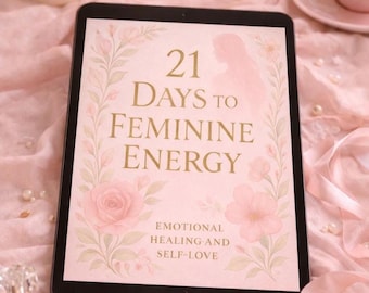 21 dagen werkboek vrouwelijke energie | Zelfliefde, zelfvertrouwen, Soft Life Reset (digitale download)