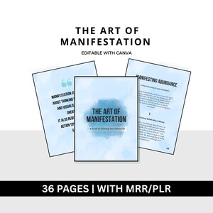 Manifestationsguide e-bok | Attraktionslagen, Canva-mall (PLR)