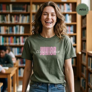 Junior 2028 T-Shirt | Class of 2028 Graduation Tee image 9