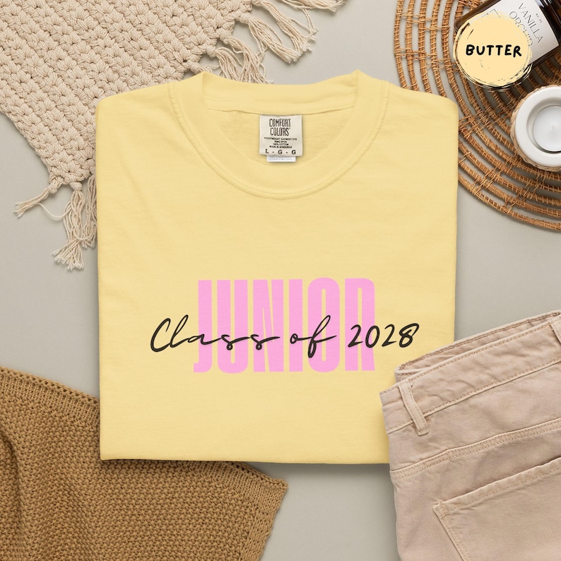 Junior 2028 T-Shirt | Class of 2028 Graduation Tee image 4