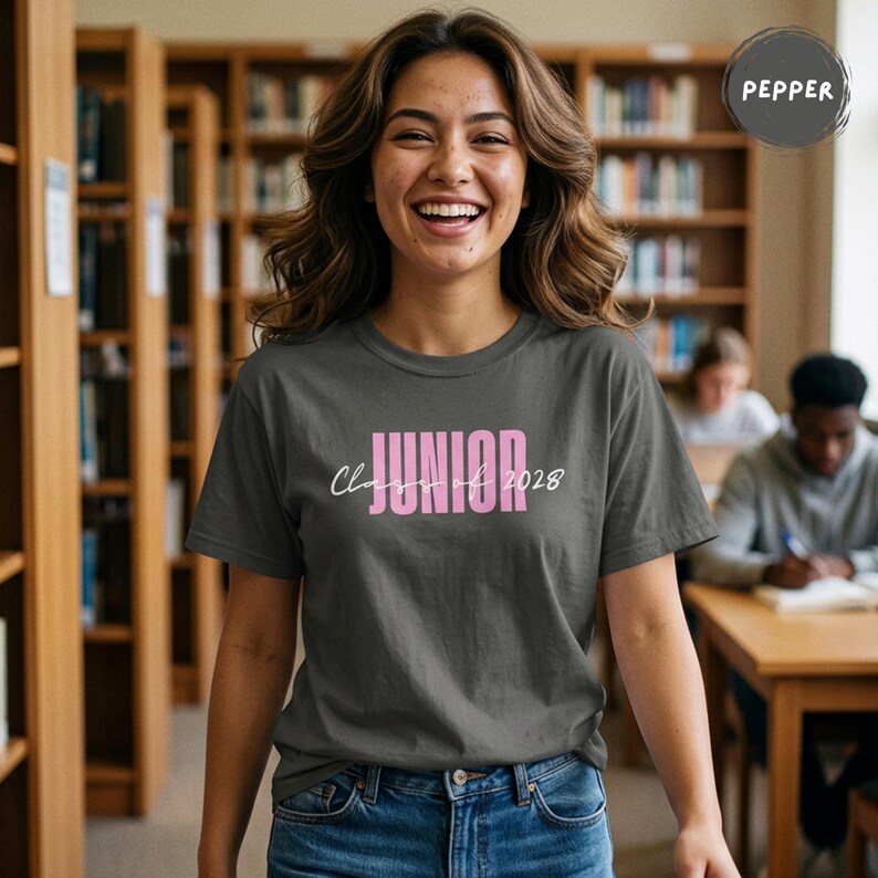 Junior 2028 T-Shirt | Class of 2028 Graduation Tee image 7