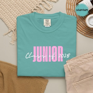 Junior 2028 T-Shirt | Class of 2028 Graduation Tee image 3